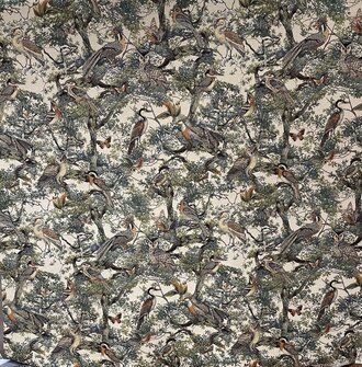 Linnut vaalea Gobeliinikangas