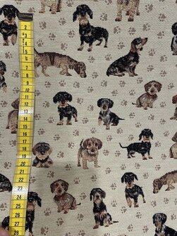 Pikkukoirat Gobeliinikangas