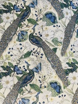 Riikinkukko gobeliini Vanilja