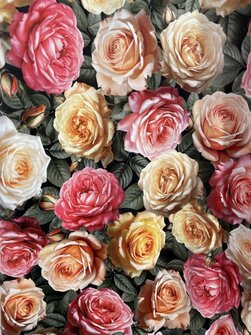 Ruusut Samettikangas